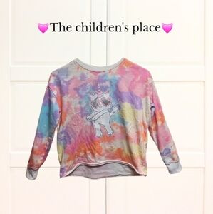 The Children’s Place Girls Long Sleeve Top Size 10/12 Pink Blue Yellow Green